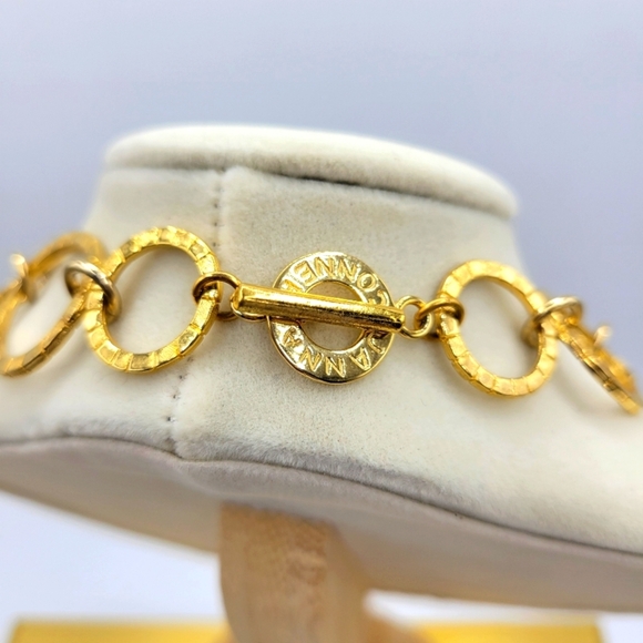 Janna Conner Goldtone Choker Necklace - Picture 7 of 7